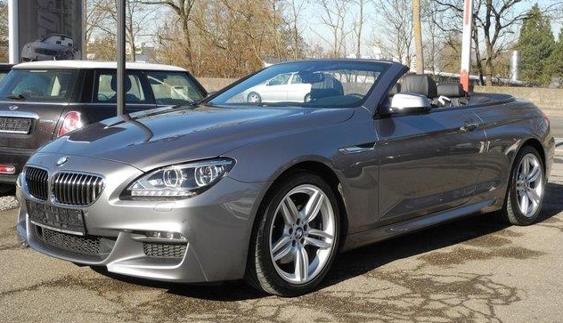 Left hand drive BMW 6 SERIES 640D CABRIO M SPORT PACK